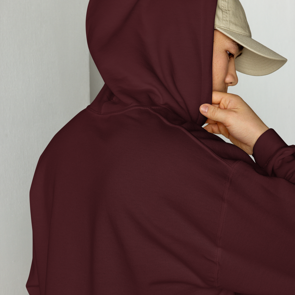 SoulWave Essential Hoodie (Maroon)
